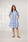 CAMILLA DRESS - aztec blue